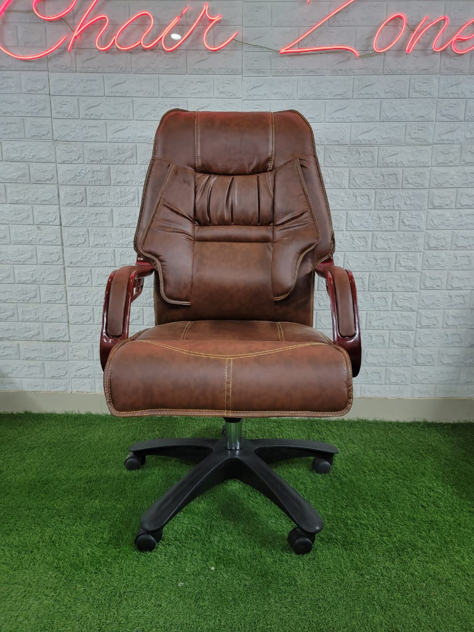 Brown Leather Executive Chair