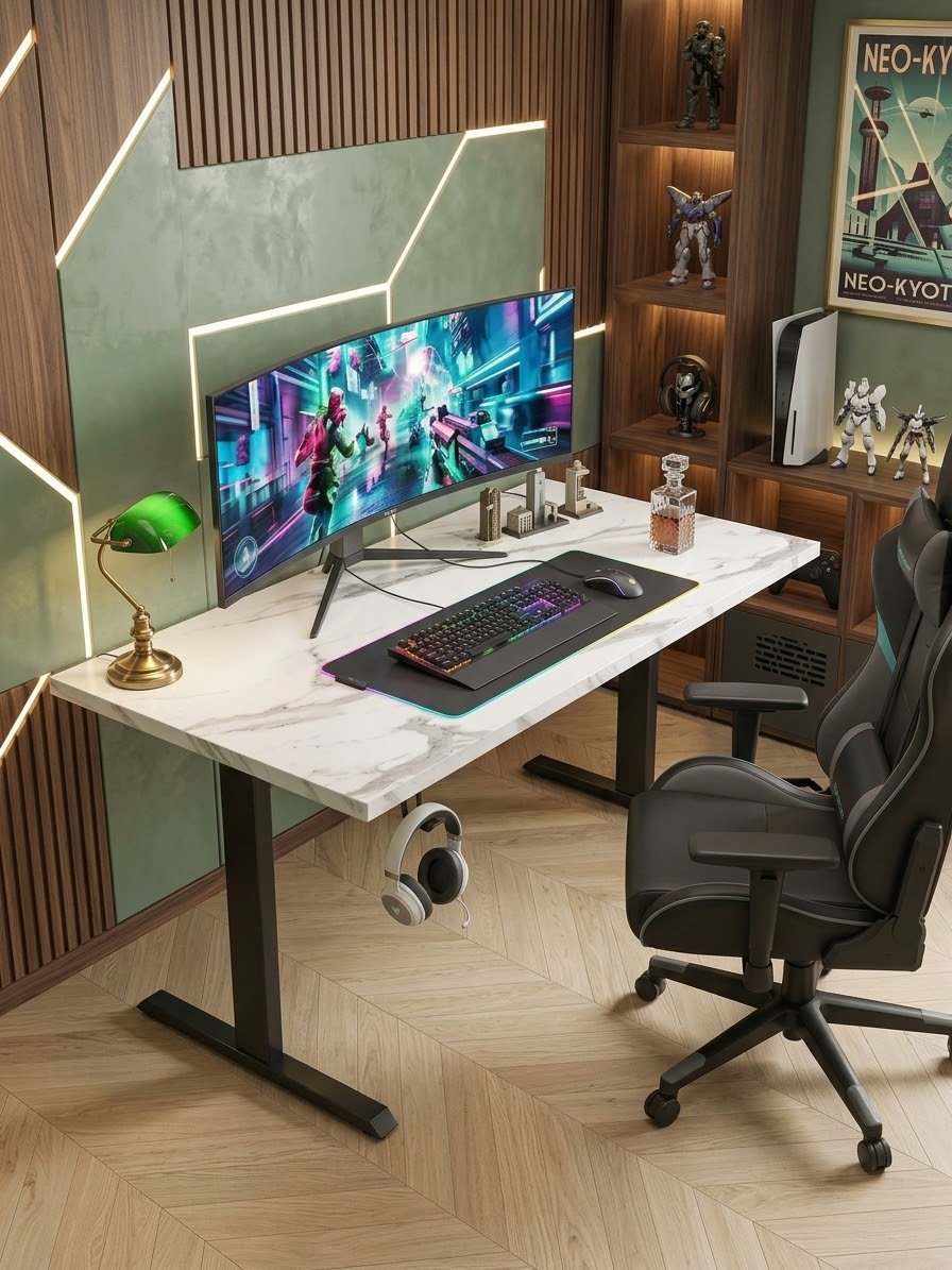 AeroLift Gaming Workstation Table