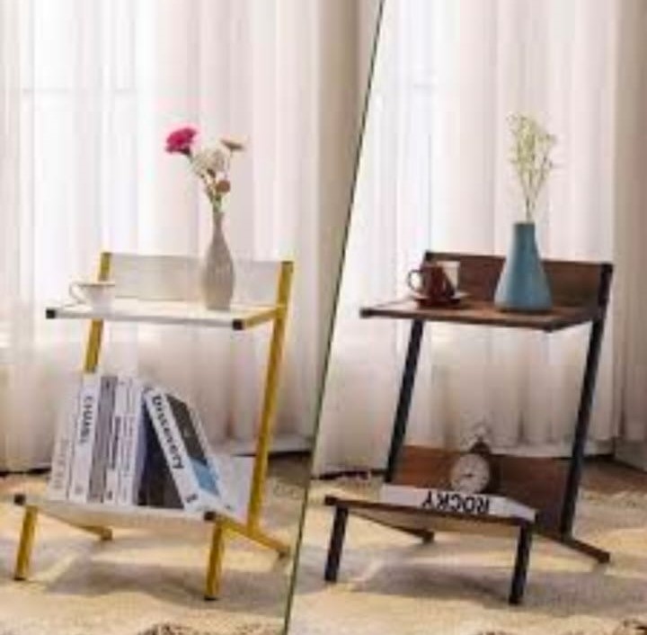Black & Brown Tabletop Coffee Table