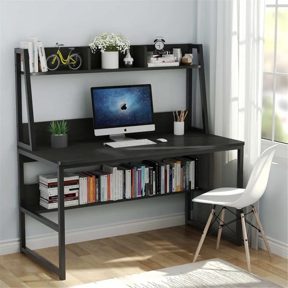 Open Shelf Office Desk